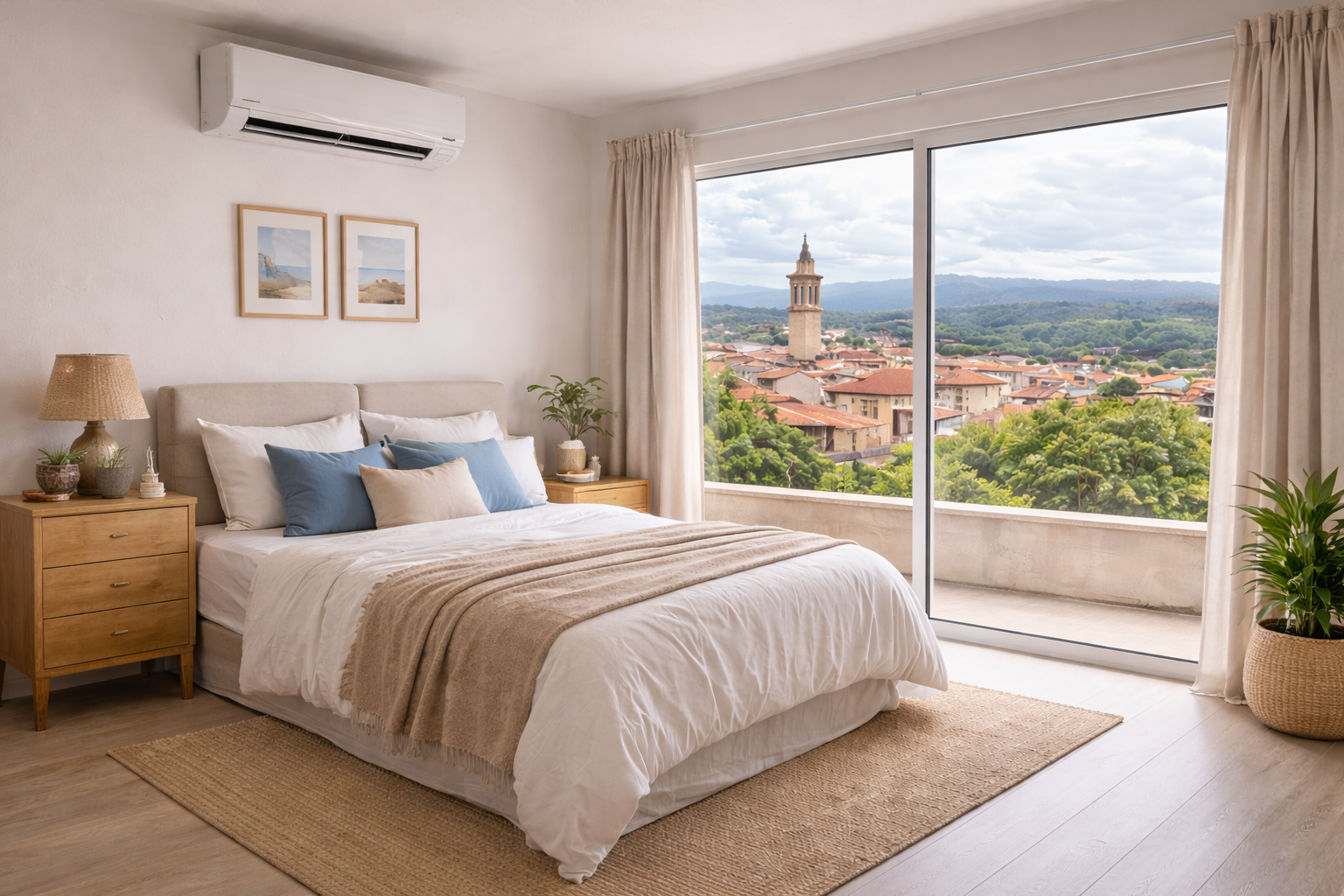 Climatisation réversible dans une chambre à Draguignan - Clim Style