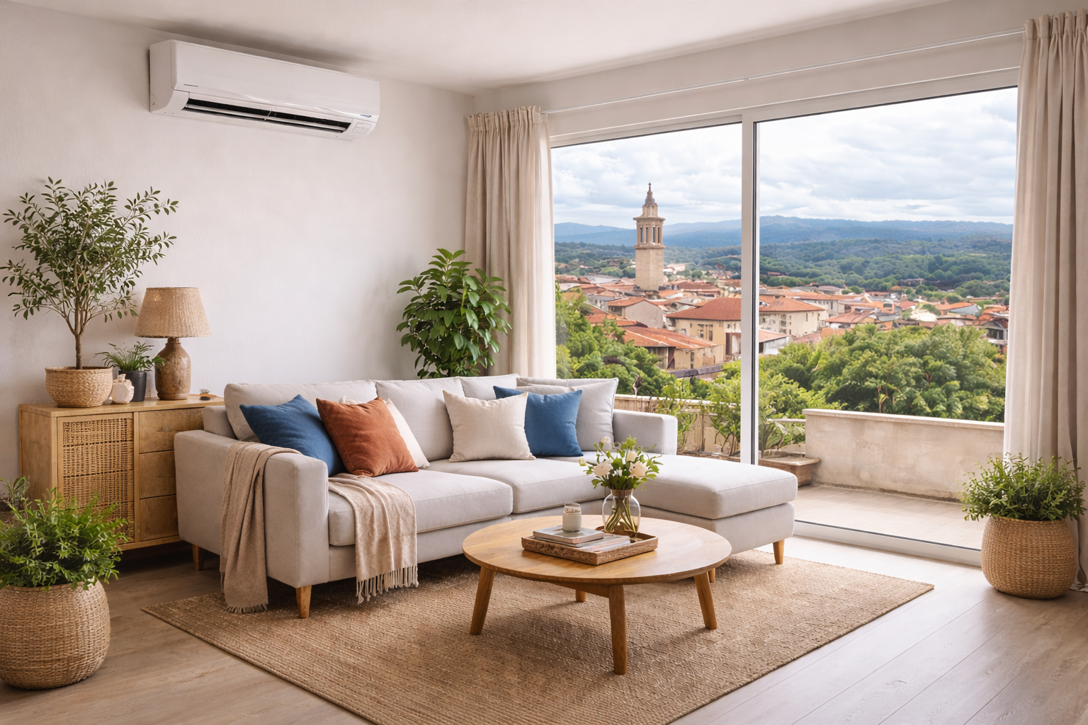 Climatisation murale dans un salon à Draguignan - Clim Style