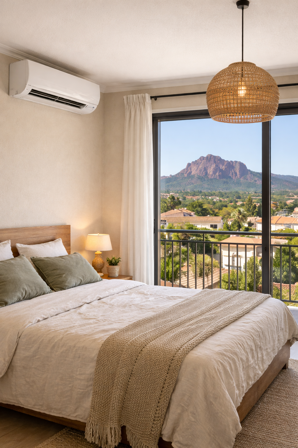 Climatisation réversible dans une chambre à Puget-sur-Argens - Clim Style