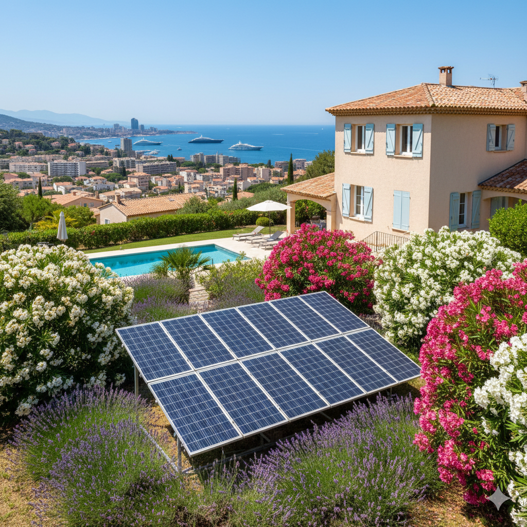 Installation photovoltaïque à Juan-les-Pins (06160) - Clim Style
