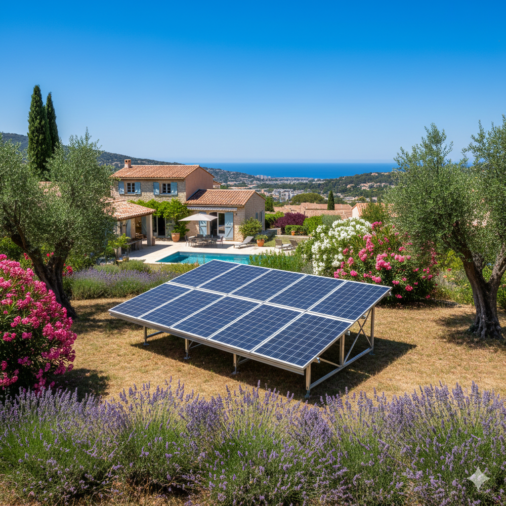 Installation photovoltaïque au Cannet (06110) - Clim Style