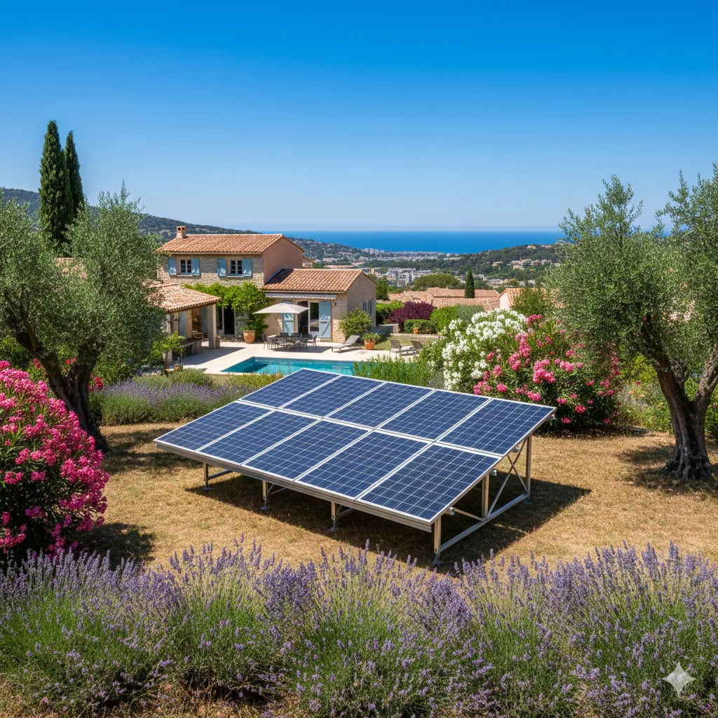 Installation photovoltaïque au Cannet (06110) - Clim Style
