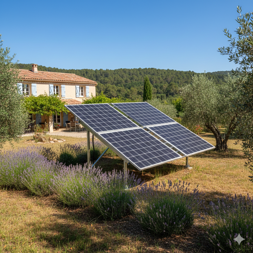 Installation photovoltaïque aux Adrets-de-l’Estérel (83600) - Clim Style