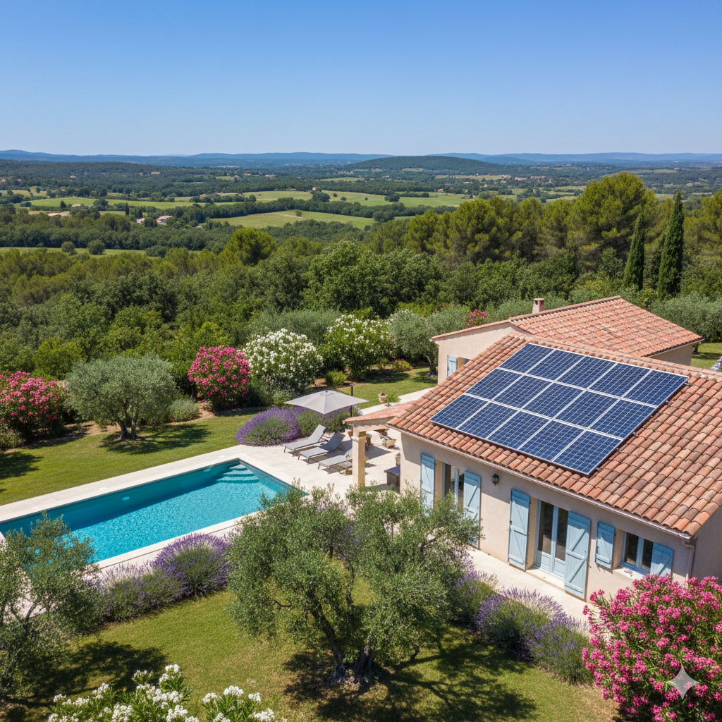 Panneaux solaires sur toiture aux Arcs - Clim Style