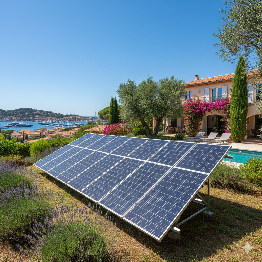Installation photovoltaïque à Saint-Tropez (83990) - Clim Style